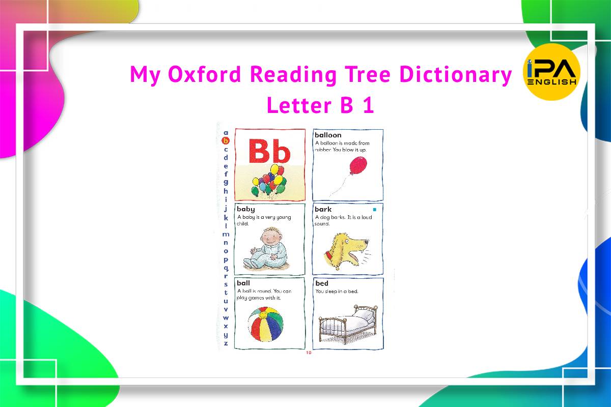 My Oxford Reading Tree Dictionary – Letter B 1